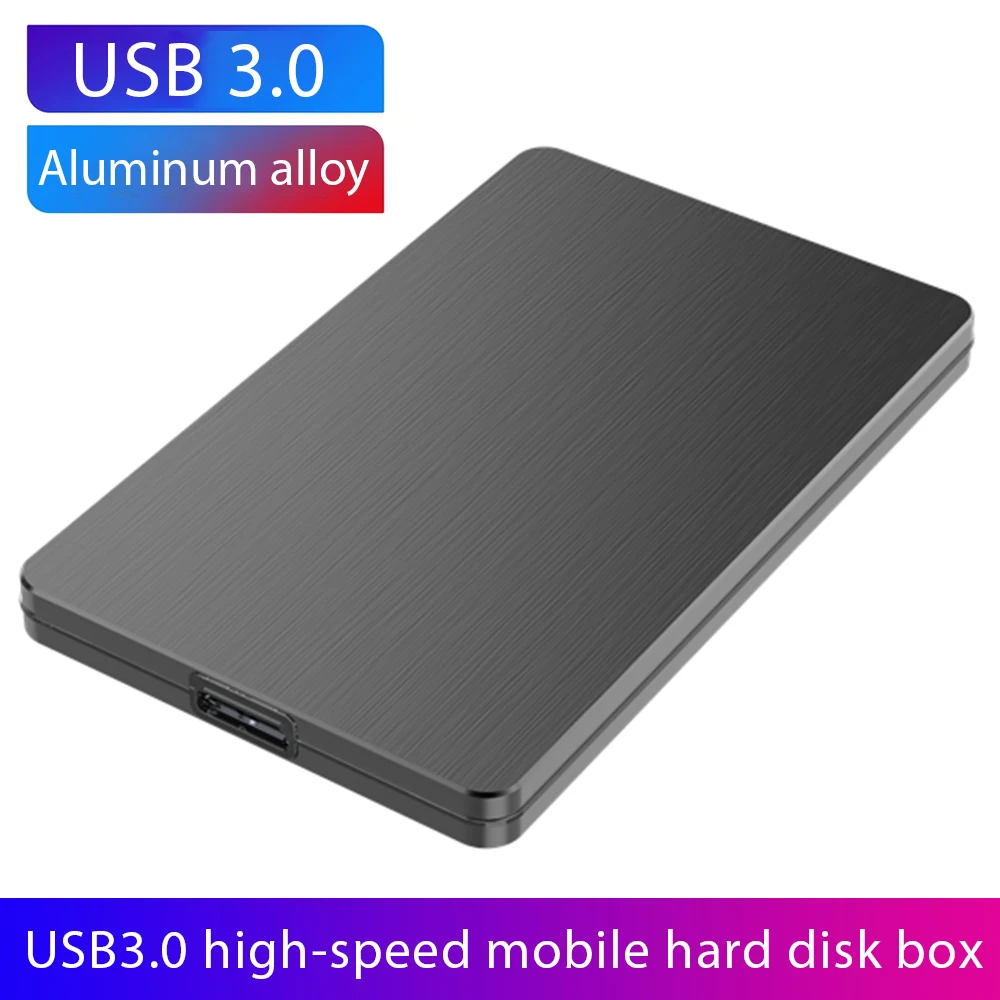 

Hard Drive Enclosure USB 3.0 Alumiunm Alloy High Speed 7mm Mobile 2.5 Inch SATA HDD Enclosure Case for PC Computer Notebook