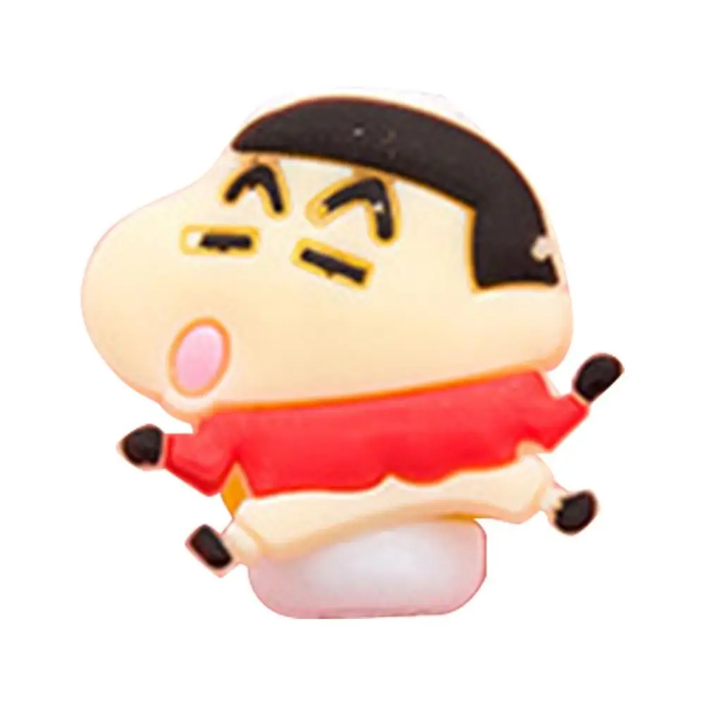Crayon Shin Chan Прекрасный зарядный кабель "мультяшка" намотки кабеля защитный чехол Saver 8 Pin линия передачи данных протектор провод для наушников Защитный рукав провода крышка - Цвет: Crayon Shin Chan