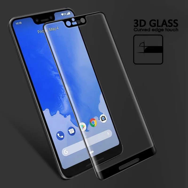 3D изогнутое закаленное стекло с полным покрытием для Google Pixel 3 3XL HD защита экрана