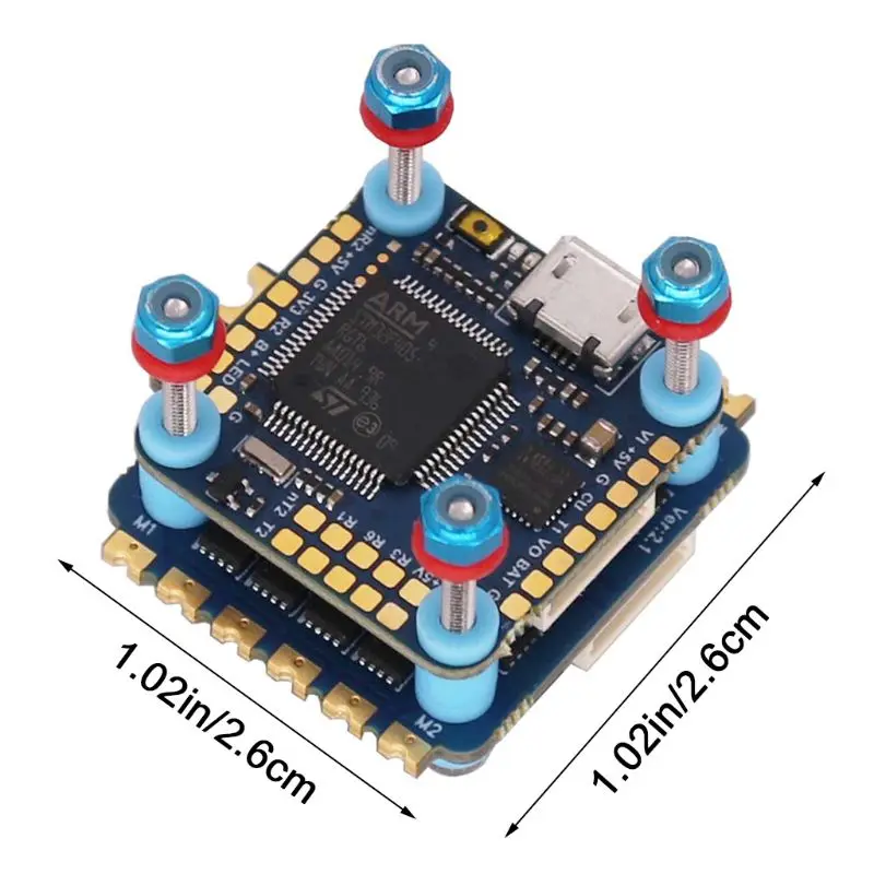 

Mini F4 Flight Controller Pro Blheli_S 35A 2-6S V2.1 ESC Image Transmission Fly Tower Stack for FPV RC Drone Parts
