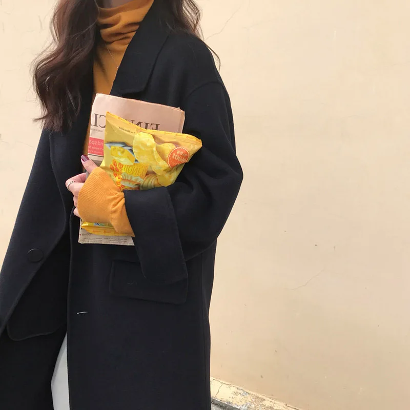 

Winter Wool Cashmere Coat Women Warm Outerwear Ladies Thicken Trench Coats Elegant Female Office Wear Korean Fashion Clothing