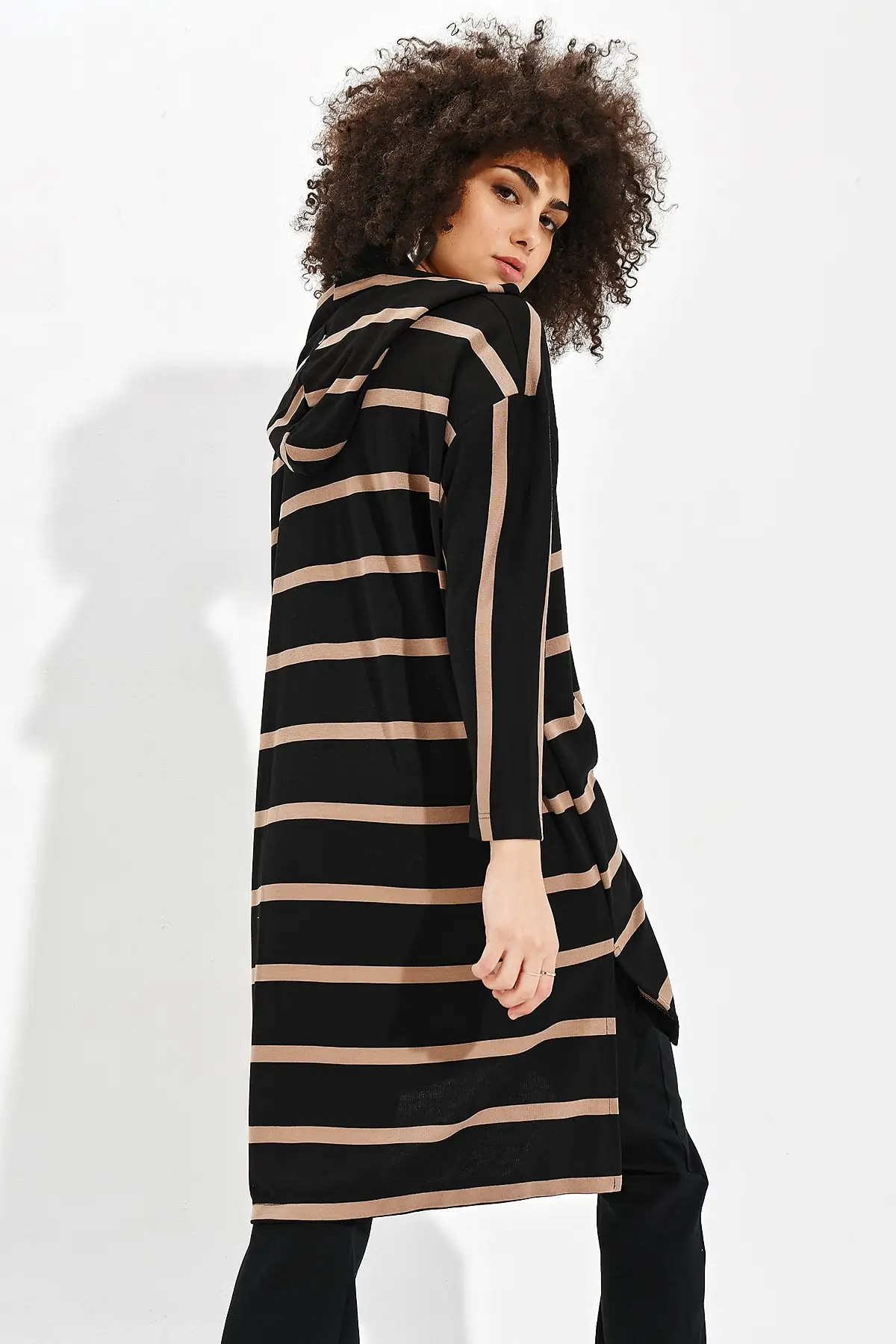 

Women Buttoned Hooded Sweatshirts Women Muslim Sweatshirt 2021 Fashion