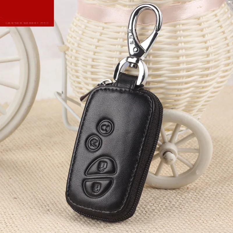 Натуральная кожа Автомобильный Брелок дистанционного управления с ключом чехол