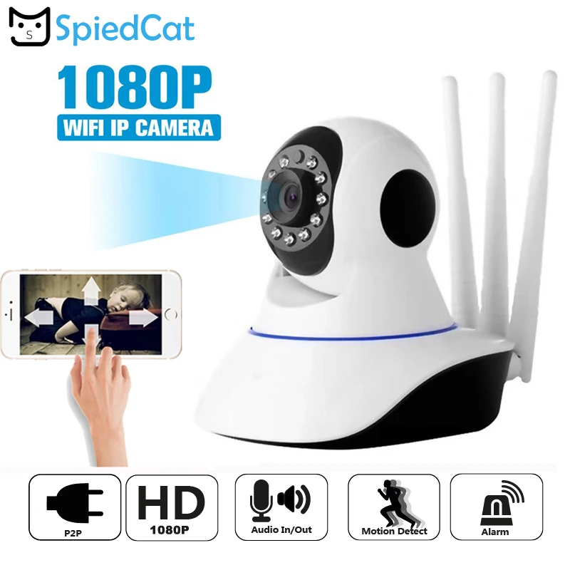 720P/1080P беспроводной WIFI IP ночное видение домашняя детская безопасность наблюдение