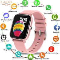 lige 2020 smart watch women sports fitness tracker ipx7 waterproof led full touch screen suitable for android ios smartwatch men