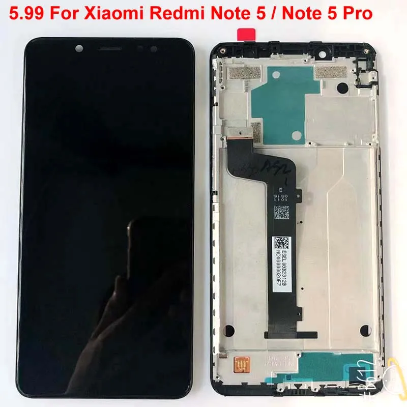 Оригинальный ЖК дисплей качества AAA с рамкой для Xiaomi Redmi Note 5 Pro сменный экран Snapdragon