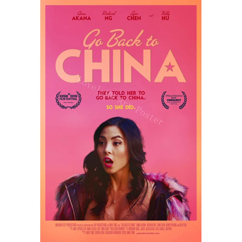 D1030 вернуться в Китай, кино, классический чудесный плакат из шелковой ткани, искусство, Декор, строительный подарок