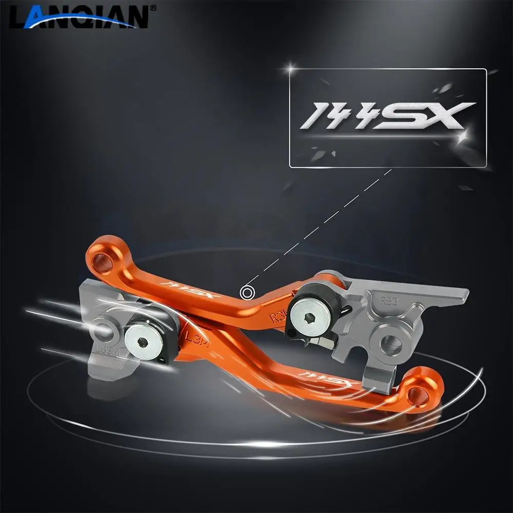 

For 144SX Motorcycle Accessories Dirt Pit Bike Motocross Pivot Brake Clutch Levers 144 SX 2004-2018 2013 2014 2015 2016 2017