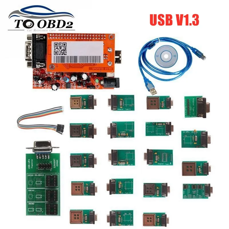 2021 UUSP UPA Usb 1 3 адаптер ЭСППЗУ программист диагностический инструмент USB ЭБУ чип