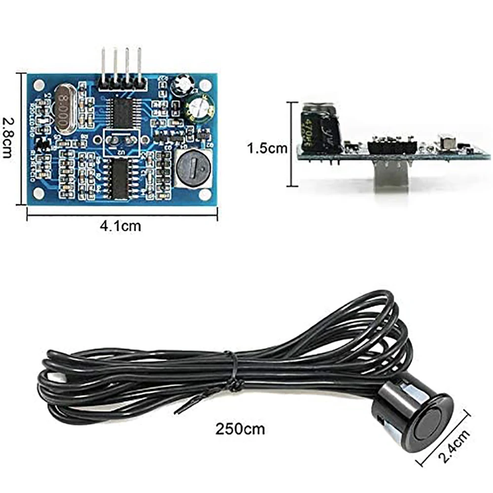 Measuring Transducer Sensor Ultrasonic Distance Module JSN-SR04T DC 5V Waterproof with 2.5M Cable for Arduino |