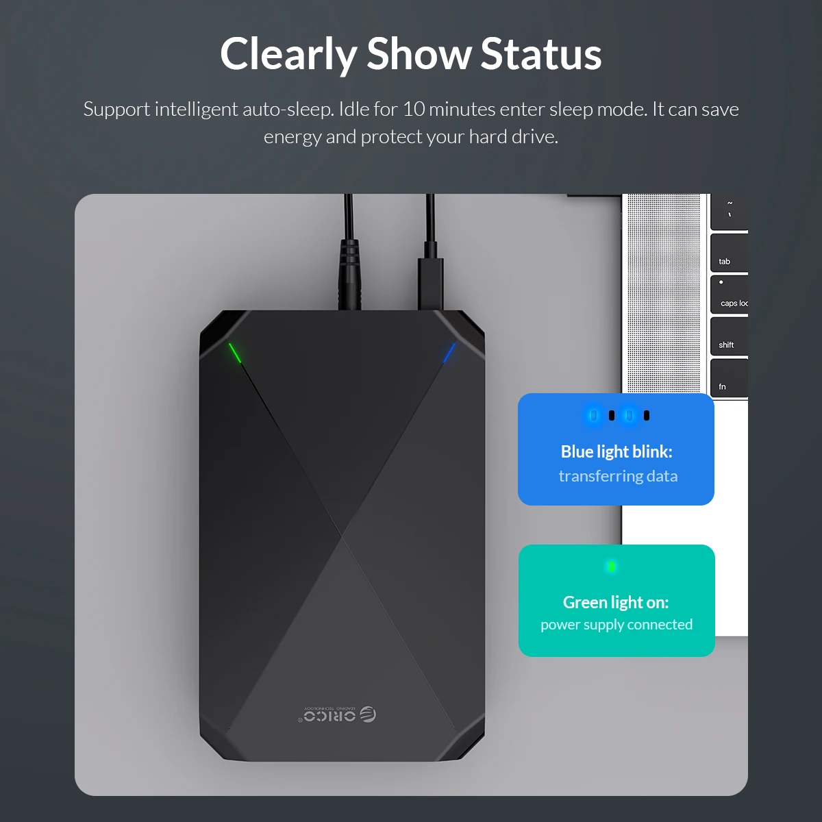 ORICO Резервное копирование данных 1TB Backuper на Android телефон ПК ноутбук Mac Whatsapp с 3