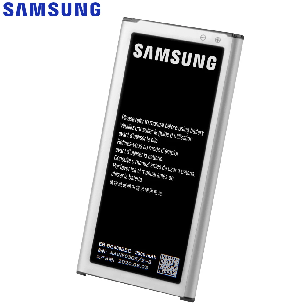 SAMSUNG оригинальный аккумулятор EB BG900BBE BG900BBC BG900BBU для Samsung Galaxy S5 SM G870A G900S/Мама/Папа/FD