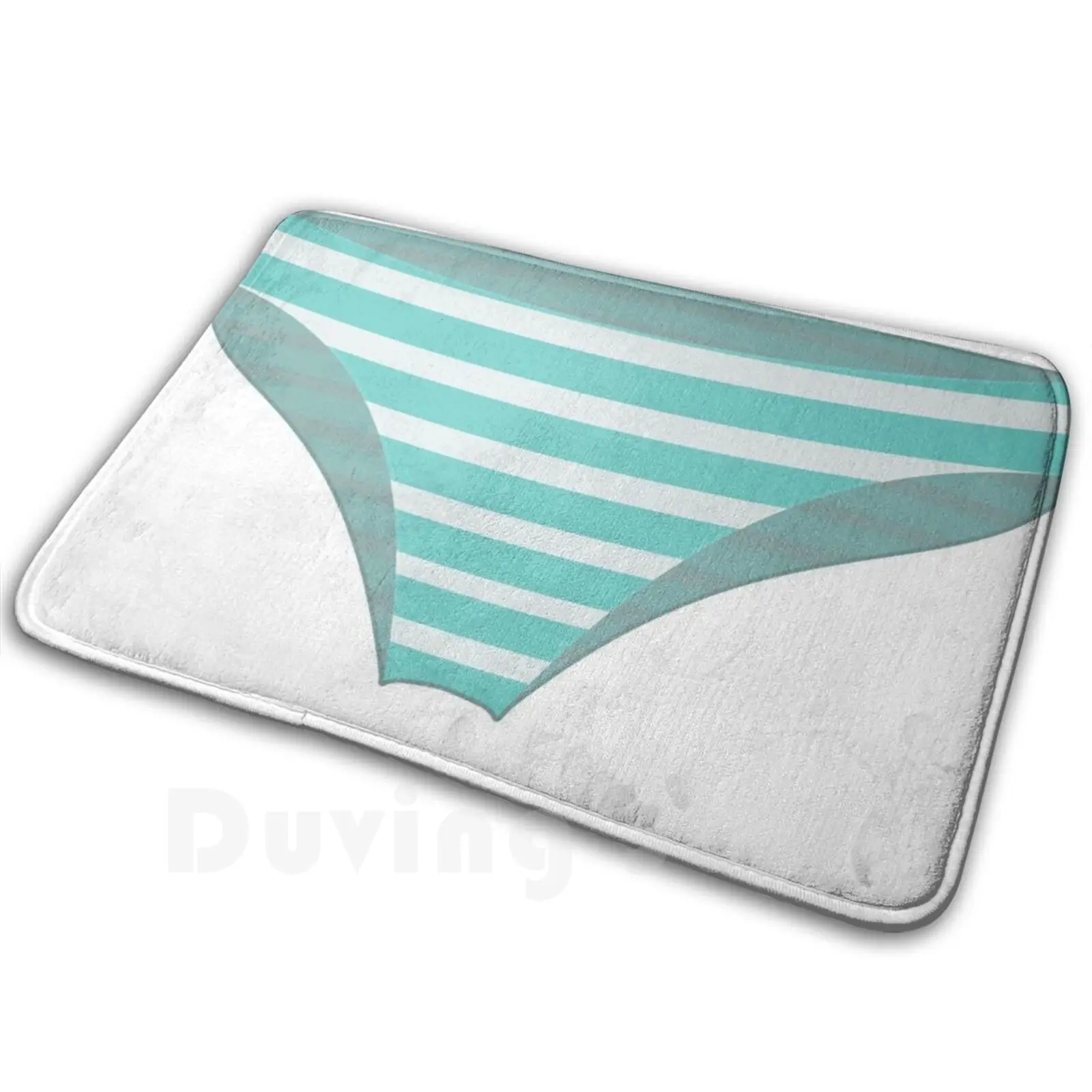 

Pantsu Carpet Mat Rug Cushion Soft Miku Patsu Underwear Panties Green Turquoise White