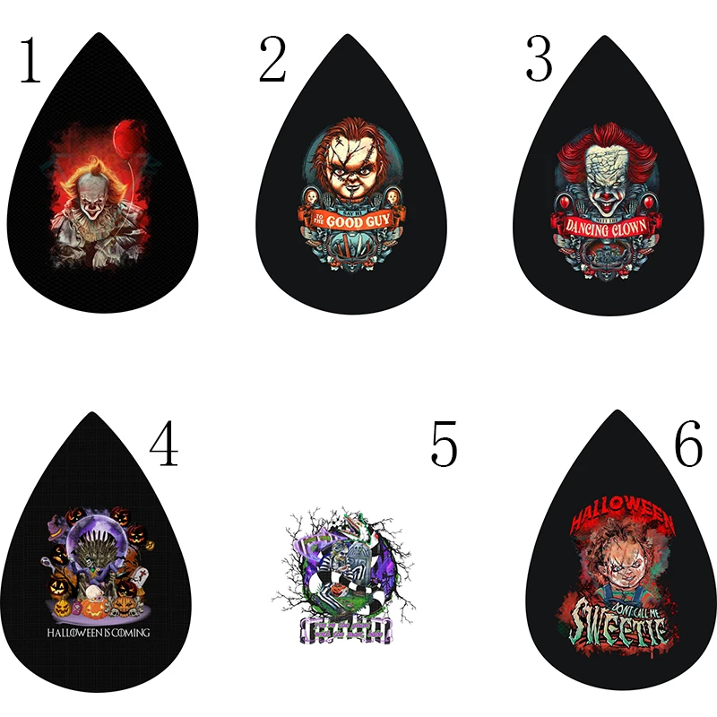 12 шт./лот серьги джокер с принтом на Хэллоуин аксессуары для Хэллоуина оптовая
