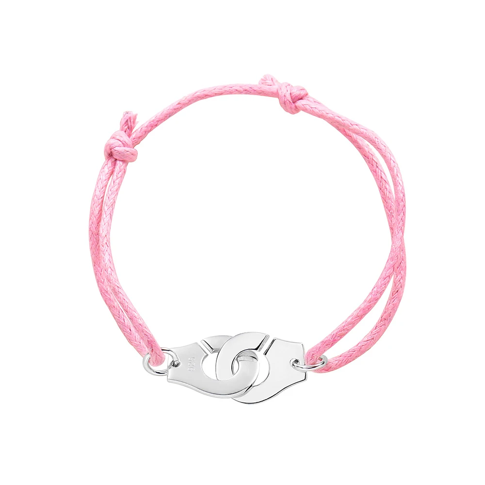 

SHADOWHUNTERS France Luxury Brand Jewelry Original 925 Sterling Silver Handcuffs Rope Chain Bracelets Menottes Silver Bracelets