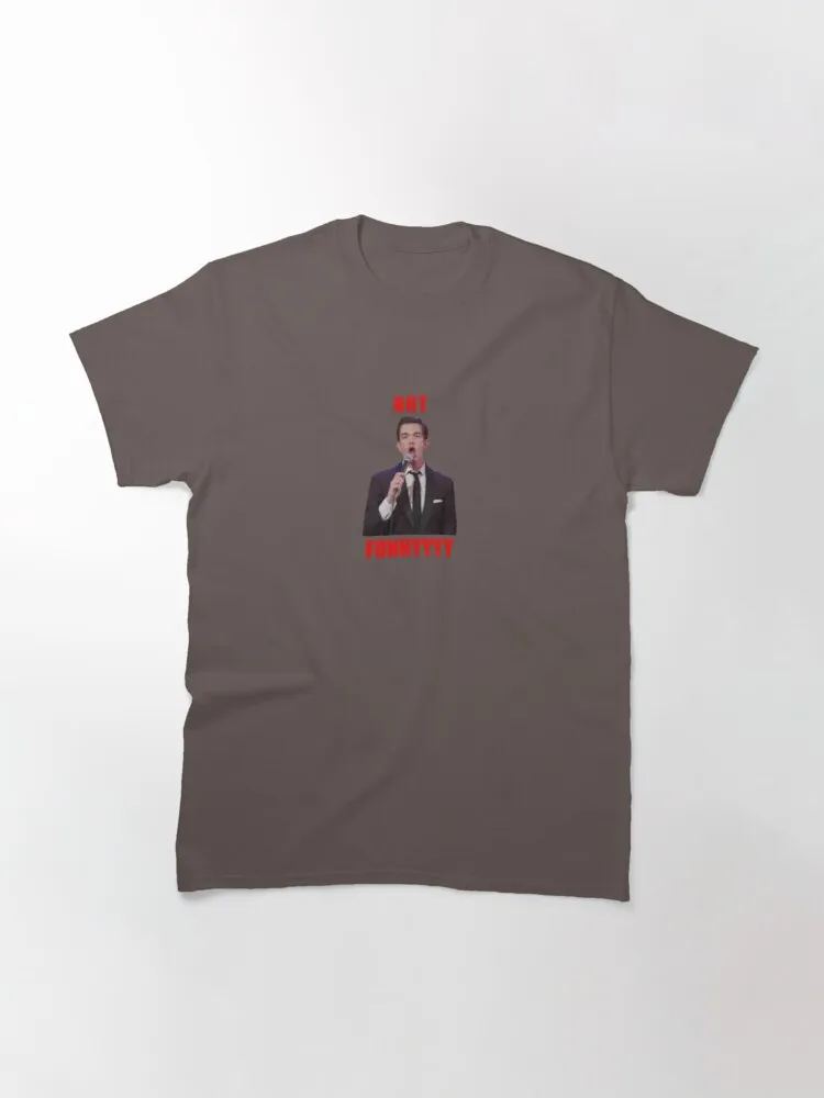 

Tops T Shirt Women John Mulaney comedian sticker Classic T-Shirt