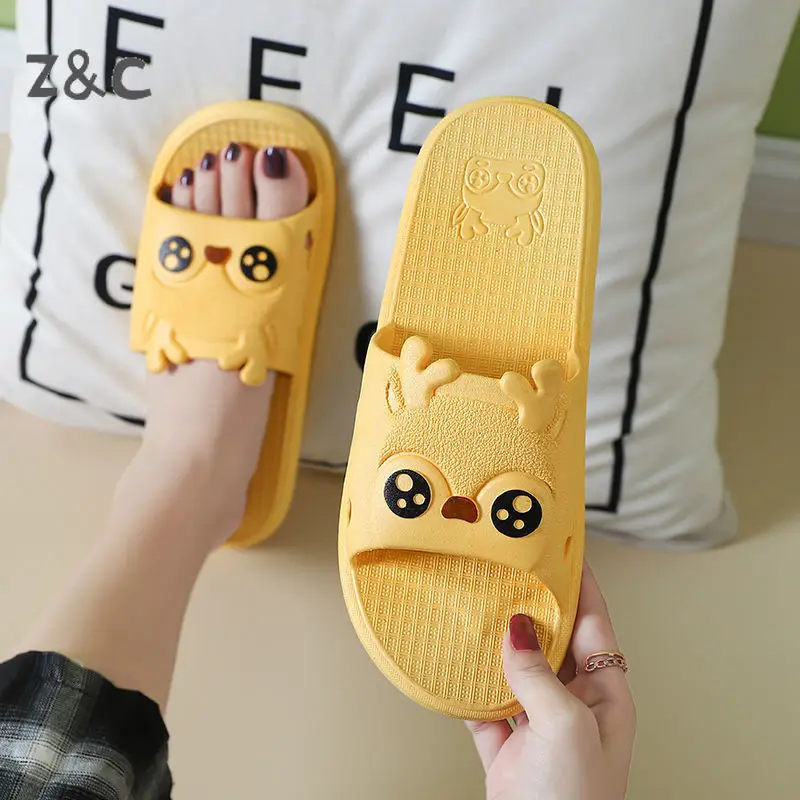 

Slipper Women's Summer Indoor Non-slip Men's Home Soft-Soled Bathroom Bath Home Wearing Slippers Couple Shoes for Women 2022