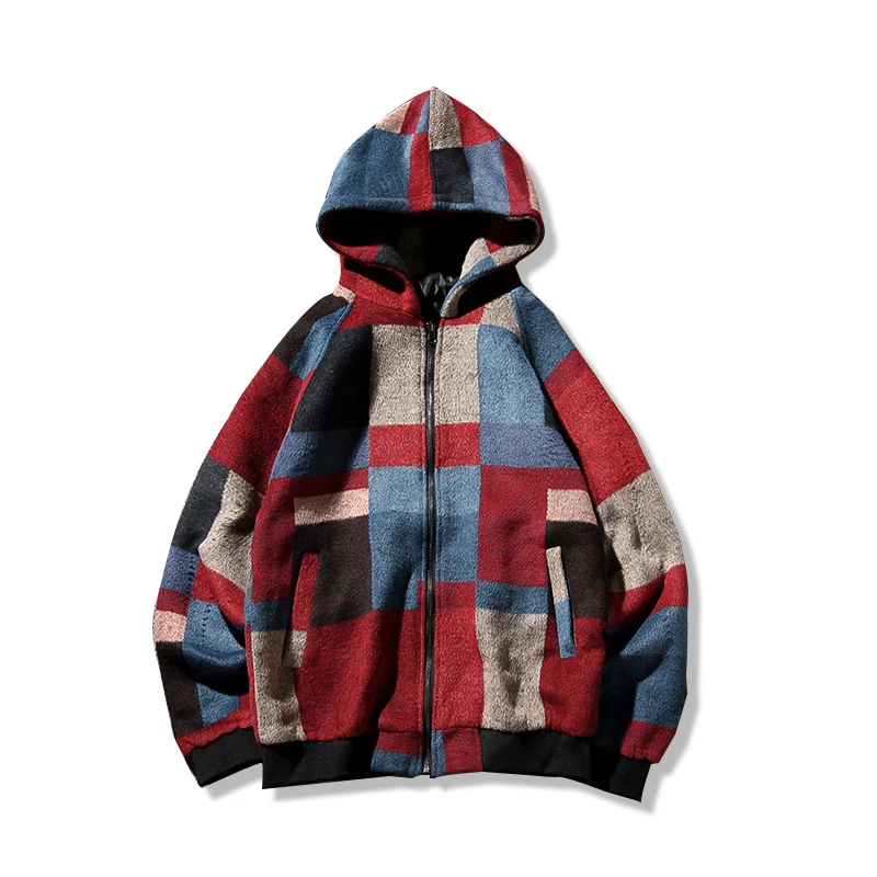 Новинка Осень-зима 2019 модная шерстяная Мужская ветровка с капюшоном | одежда