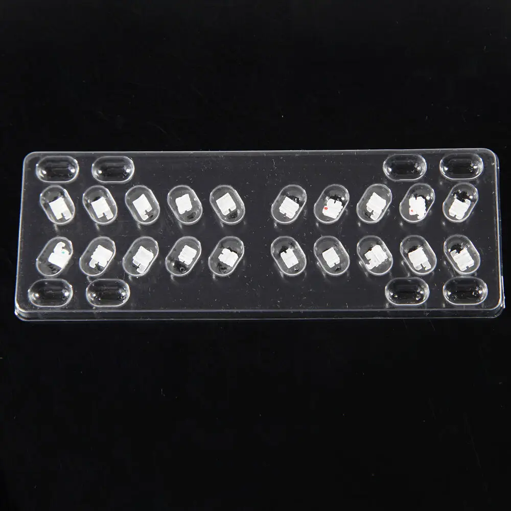 20 шт./компл. стоматологический Керамика подтяжки кронштейн Ортодонтическое