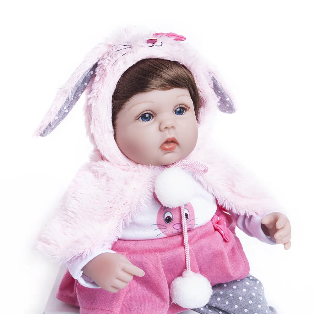Кукла reborn Pickwoo bebes 18 'ཬ см куклы для маленьких девочек Мягкие силиконовые Boneca