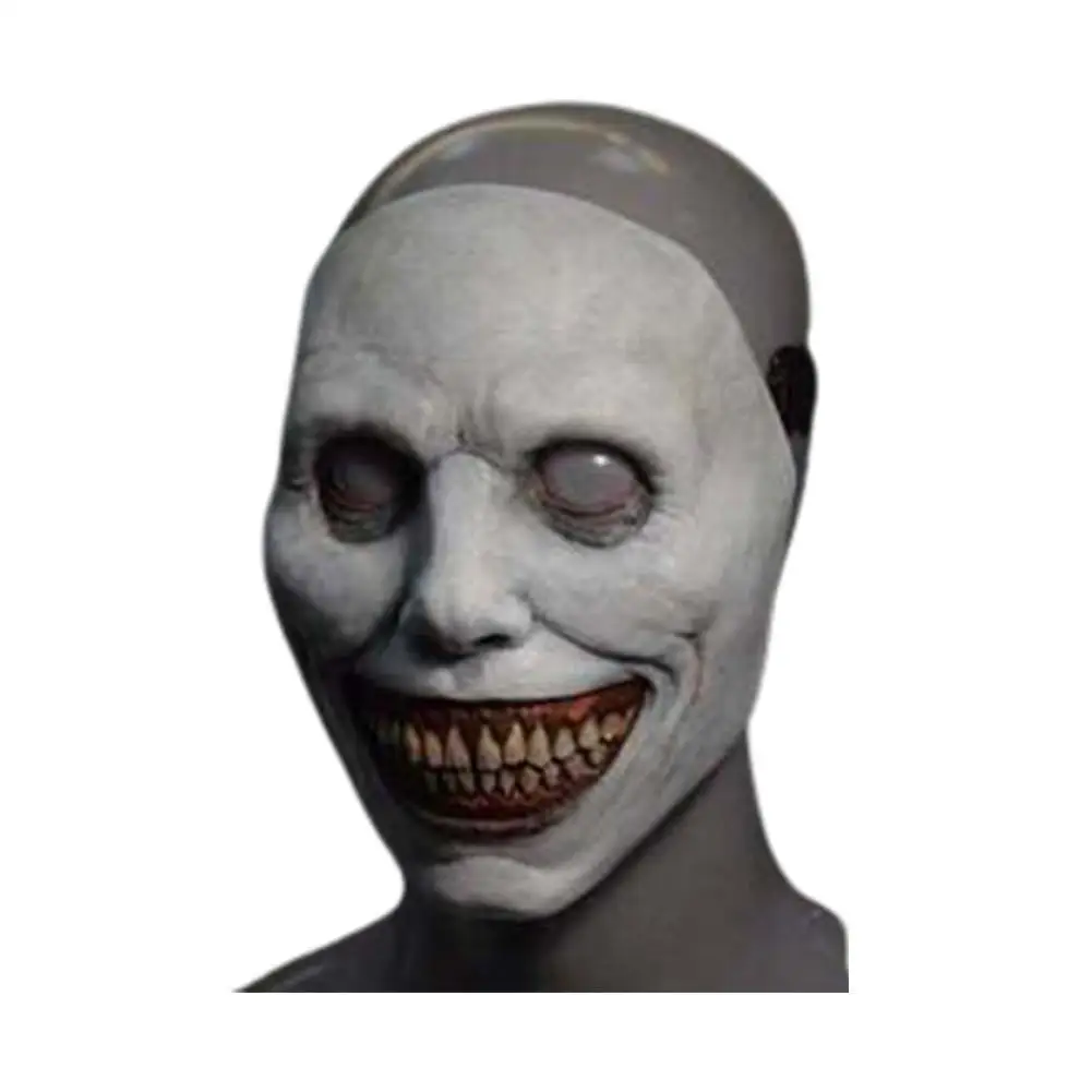 

Creepy Halloween Mask Smiling Demons Horror Face Masks The Evil Cosplay Props Headwear Dress Up Party Clothing Accessories Gifts