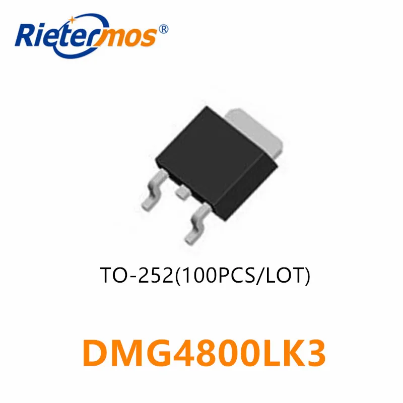 100 шт. N CHANNEL 30V DMG4800LK3 DMG4800 4800LK3 4800 TO252 высокого качества|Запасные части| |