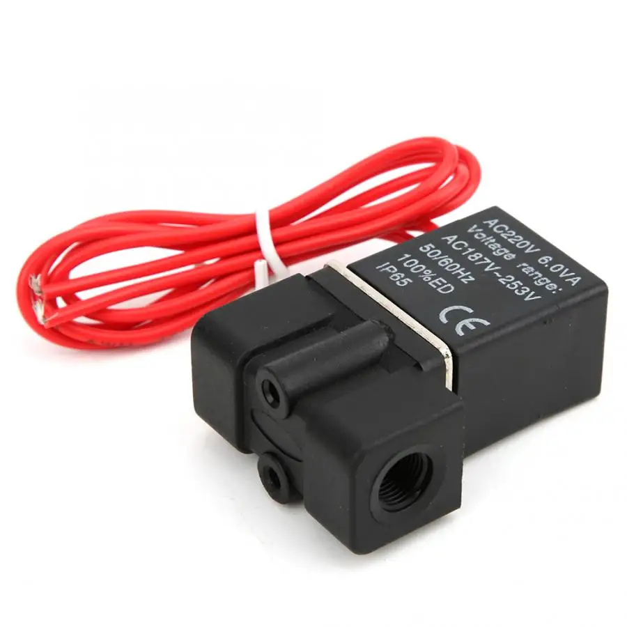 Шаровой клапан быстрого отклика пластиковый Электрический Соленоидный 220 В 2