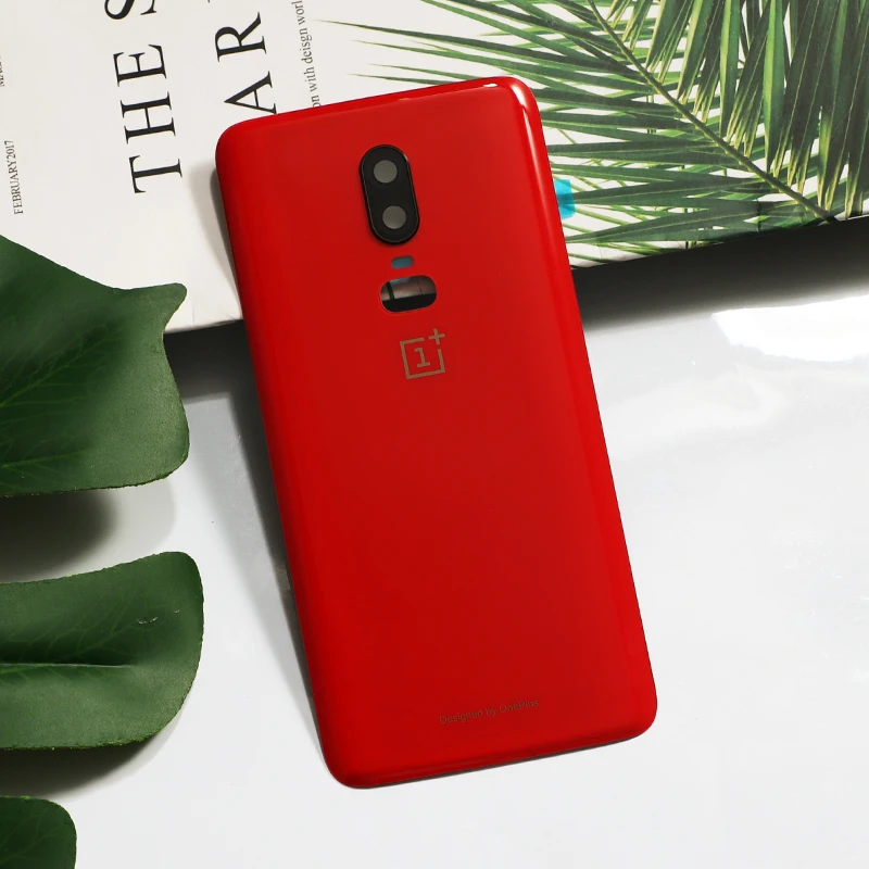 Задняя крышка Oneplus6 для Oneplus 6 One Plus корпус стеклянный аккумулятор дверь смартфона