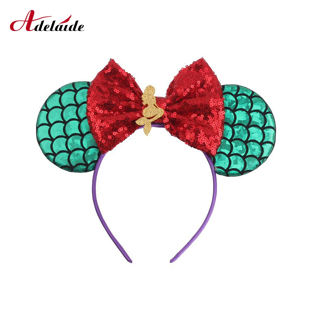 Женская повязка на голову русалка 3 дюйма|Рождественские повязки| |