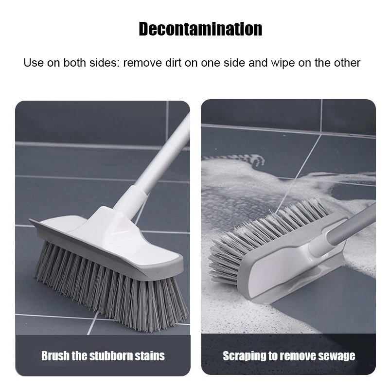 ONEUP Bathroom Long-handled Brush Bristles Scrub Toilet Bath Ceramic Tile Home Floor Cleaning Brushes Accessories | Дом и сад