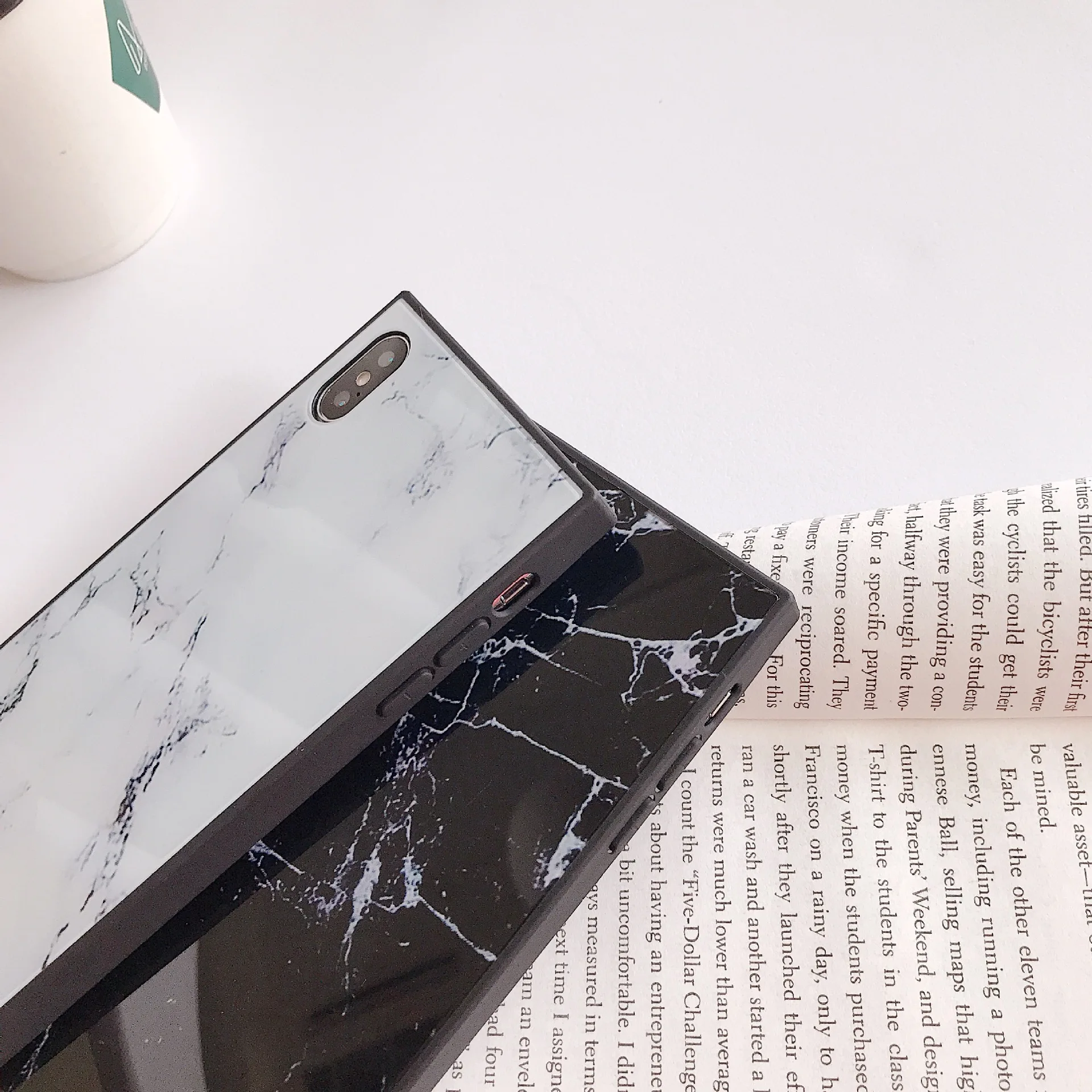Suef чехол с мраморной текстурой для iPhone 8 роскошный гранитный камень квадратный