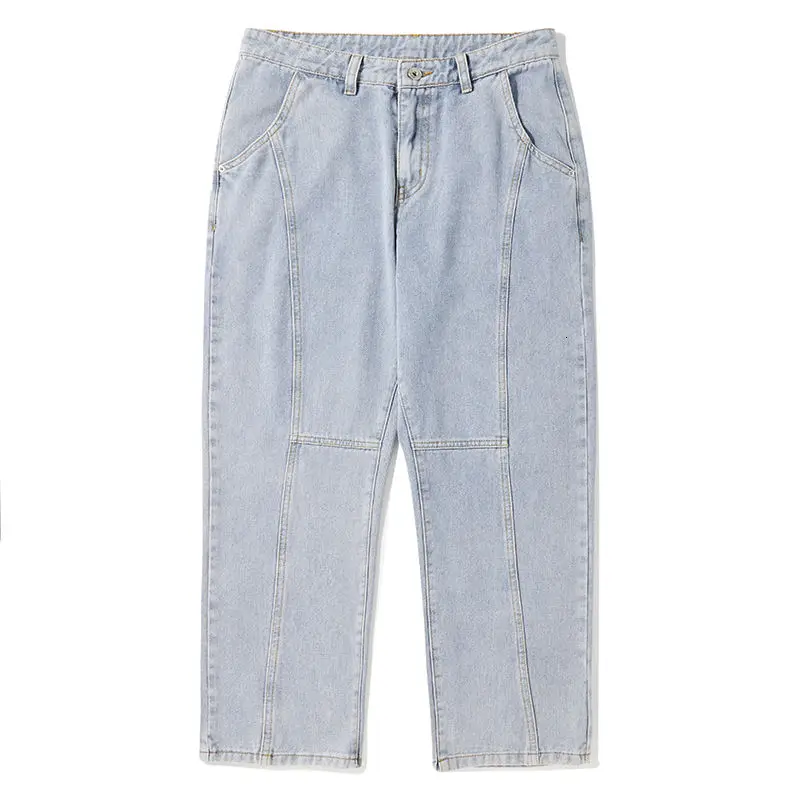 

2020 Autumn New Men's Straight Leg Ankle-length Trousers Solid Color Youth Fashion Loose Casual Pants M-5XL