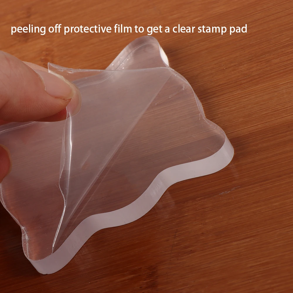 Новая модная прозрачная акриловая подкладка для штампов сделай сам скрапбукинг