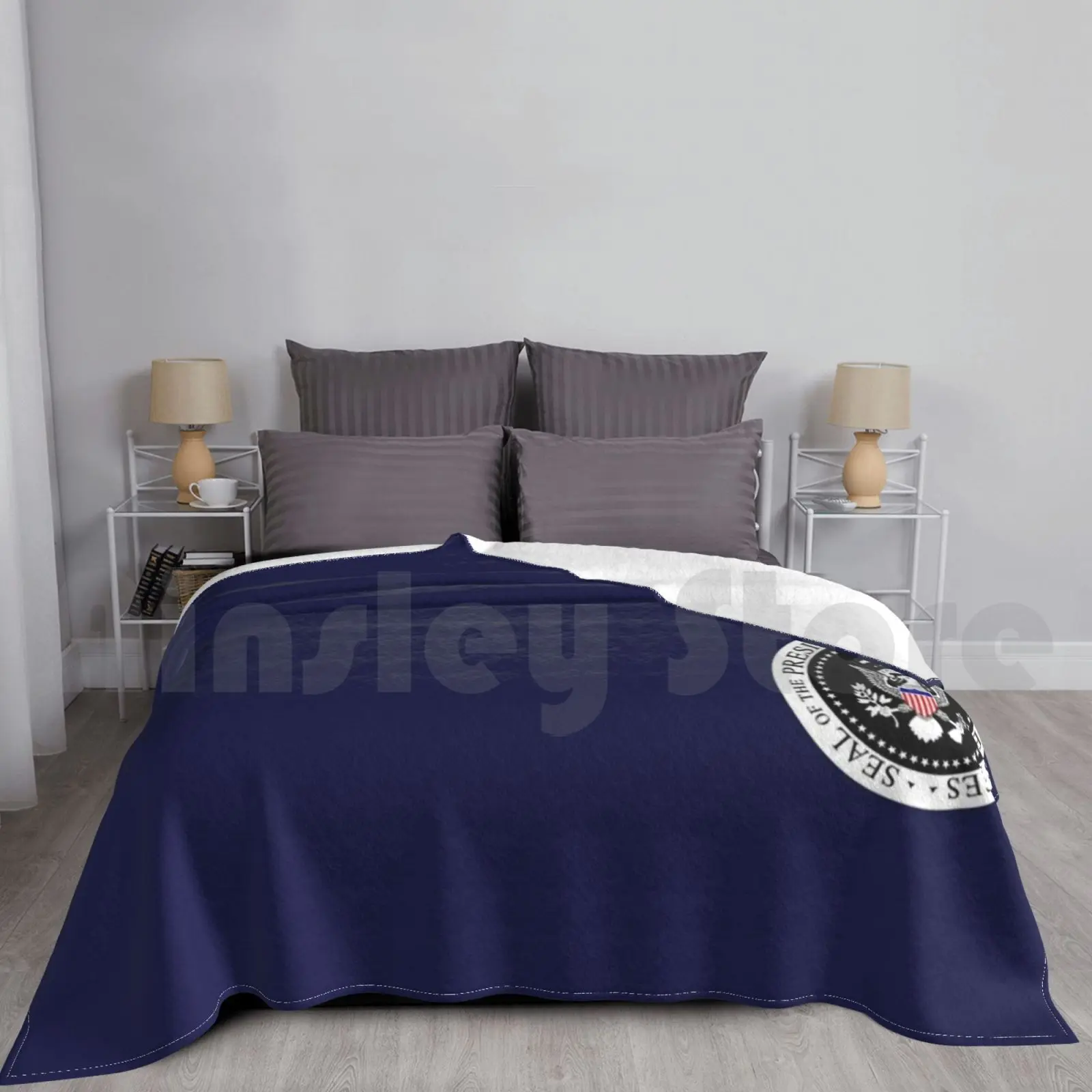 

American Presidential Seal-Flag0101 Blanket For Sofa Bed Travel President Trump Usa America Flag Alamo Dallas