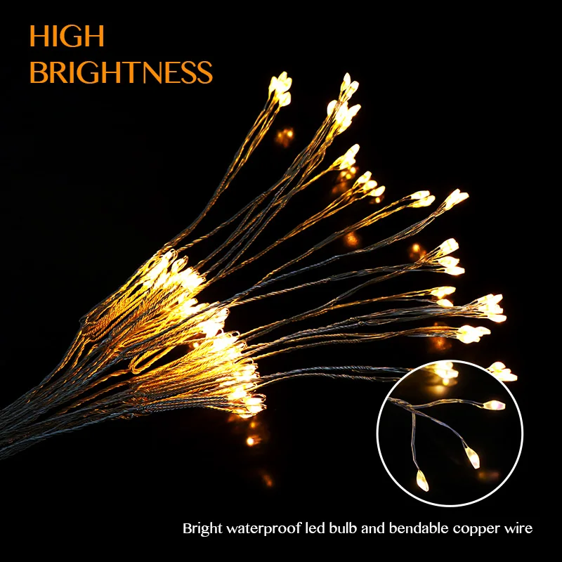 Светодиодный солнечный свет 120 светодиодный s на солнечной энергии Открытый