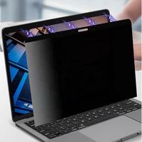 magnetic privacy screen protector for macbook m1 chip air 13 a2337 2020 anti spy laptop protective film privacy filter for mac