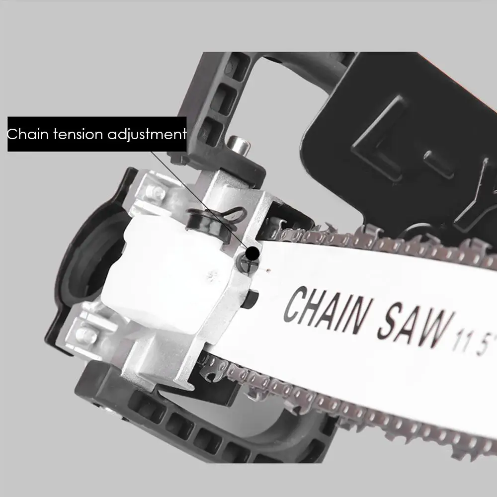 

Portable Electric Drill 11.5inch Black Electric Chain Saw Felling Saw Practical Power Tools Angle Grinding