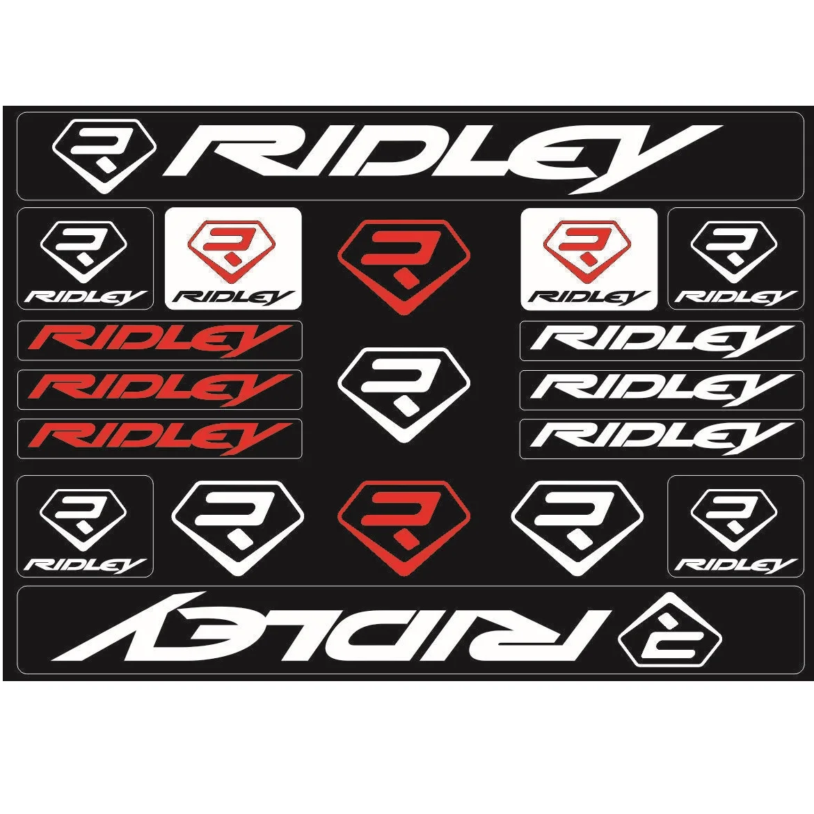 RIDLEY Bicycle Bike Frame Decals Sticker Adhesive Graphic Vinyl Aufkleber