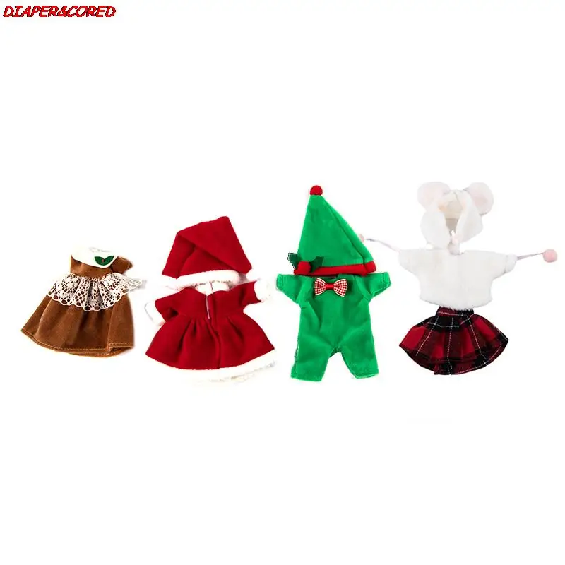 

16cm Dollhouse Clothes High-end Dress Up Skirt Suit Doll Christmas Clothes Skirt SuitBest Gifts For Children DIY Girls Toys