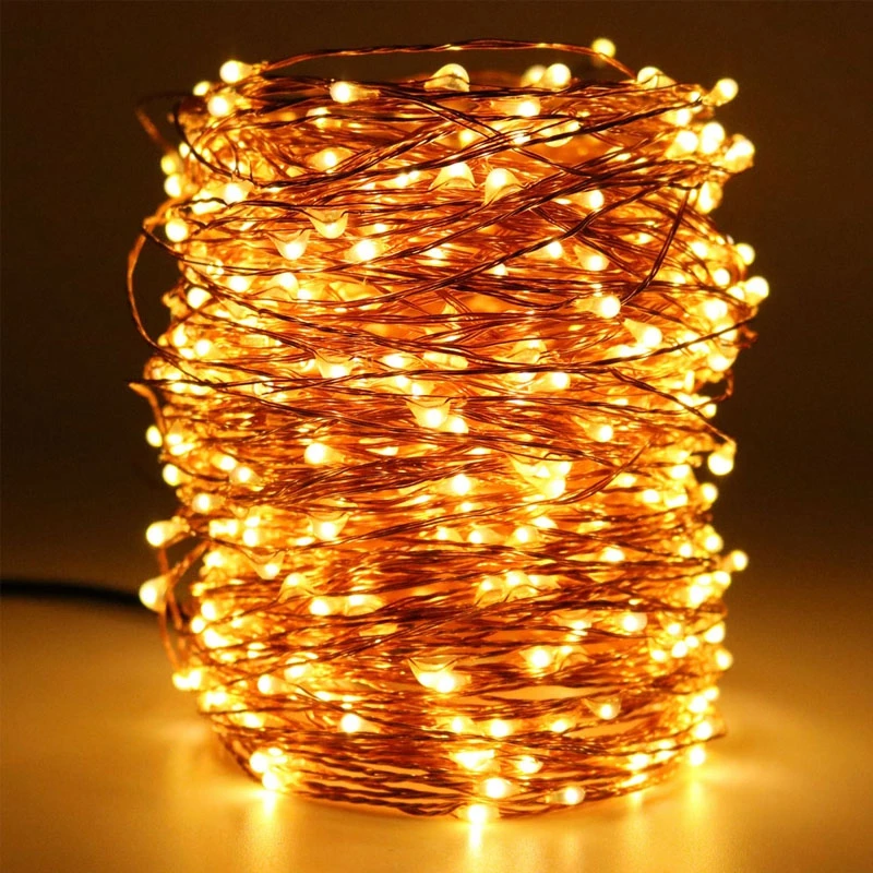 

DC12V LED String Lights Outdoor Copper wire Xmas Fairy Garlands Lights 10M 20M 30M 50M 100M for Garden Party Holiday Decoration