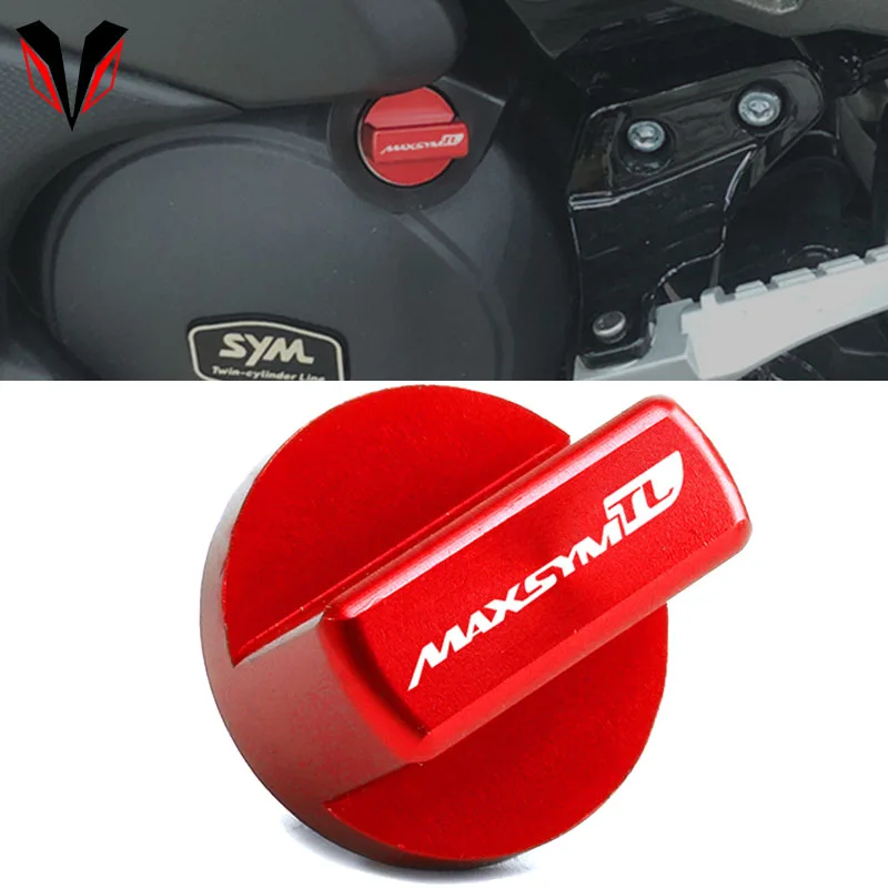 For SYM MAXSYM TL 500 Maxsym TL500 2020 Motorcycle Accessories CNC Oil Filter Cap Engine Plug Cover Oil Cup