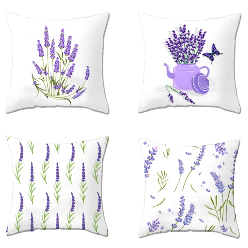 

Pillow Cover Pattern Plant Pillow Car Hotel Home Sofa Decorative Pillow Set