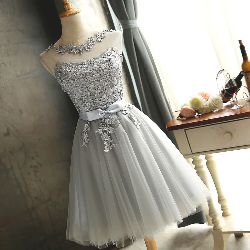 

Mini Sleeveless Slim Evening Dress Graduation Small Birthday Party Prom Dress Bridesmaid Dress Short 2021 New Sister Skirt A248