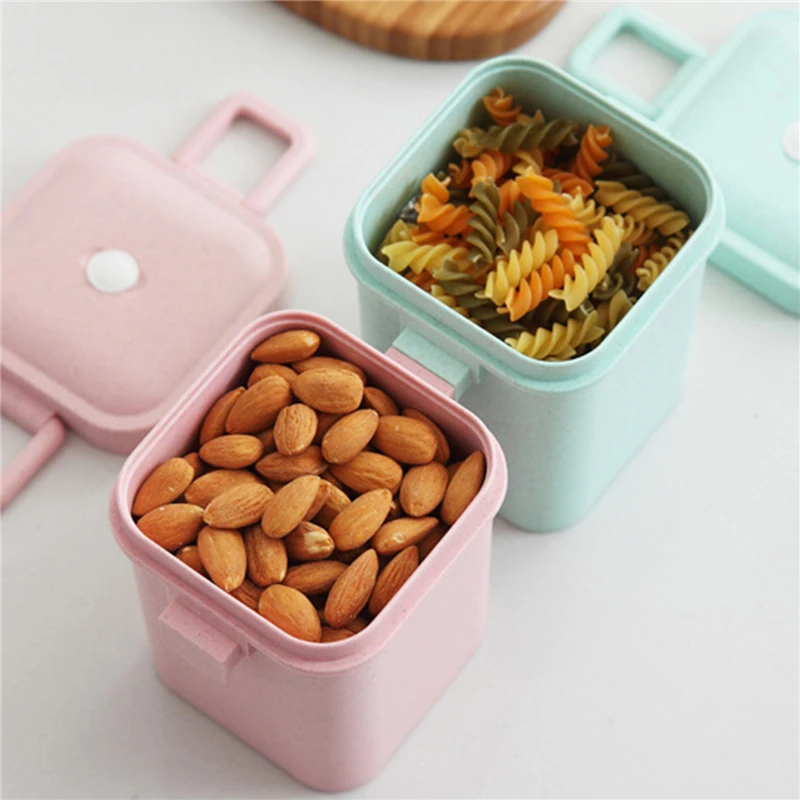 Портативный студенческий Ланч бокс из пшеничной соломы Bento уплотнение для супа с