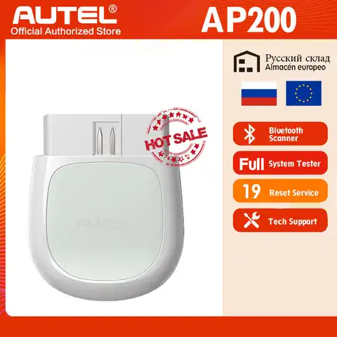 Autel AP200 Bluetooth-совместимый OBD2 сканер кода считыватель с полной системой диагностики AutoVIN TPMS IMMO сервис