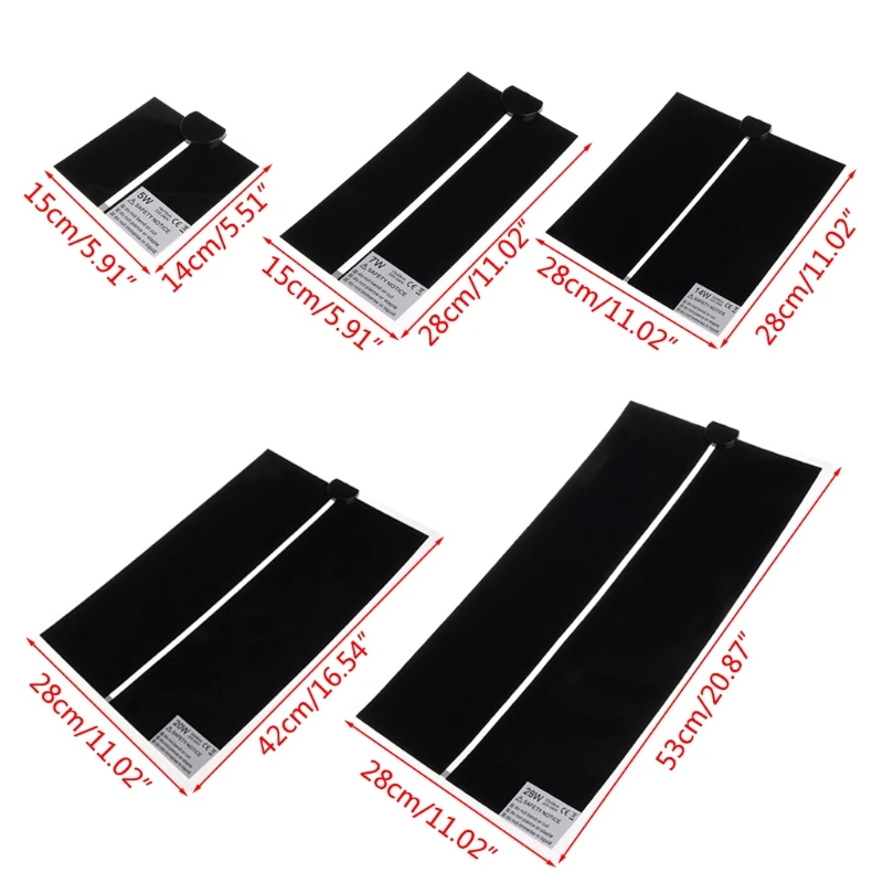 Тепловой коврик Брудер для рептилий инкубатора ПЭТ грелка вилка ЕС 7 Вт 14 20 28