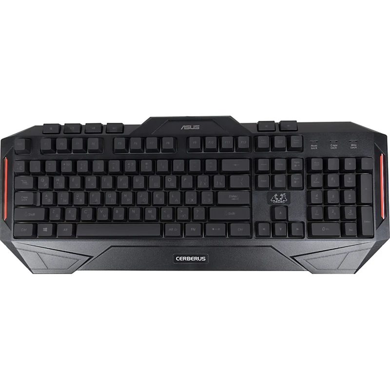 Клавиатура Asus Cerberus черный USB Multimedia for gamer LED|Клавиатуры| |