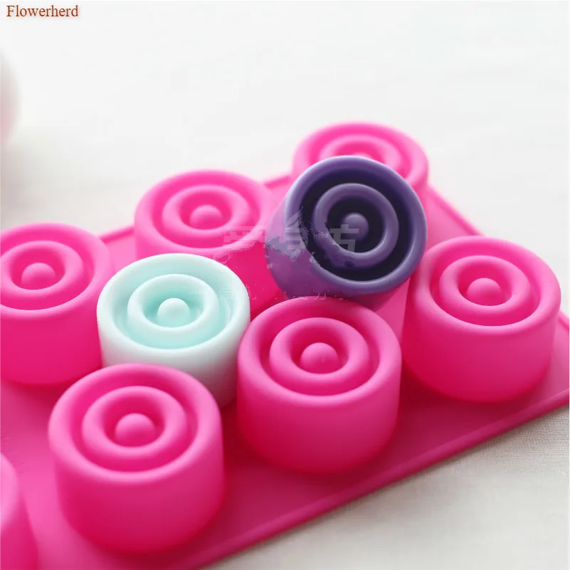 Силиконовая форма для мыла ручной работы сделай сам помадки торта восьми