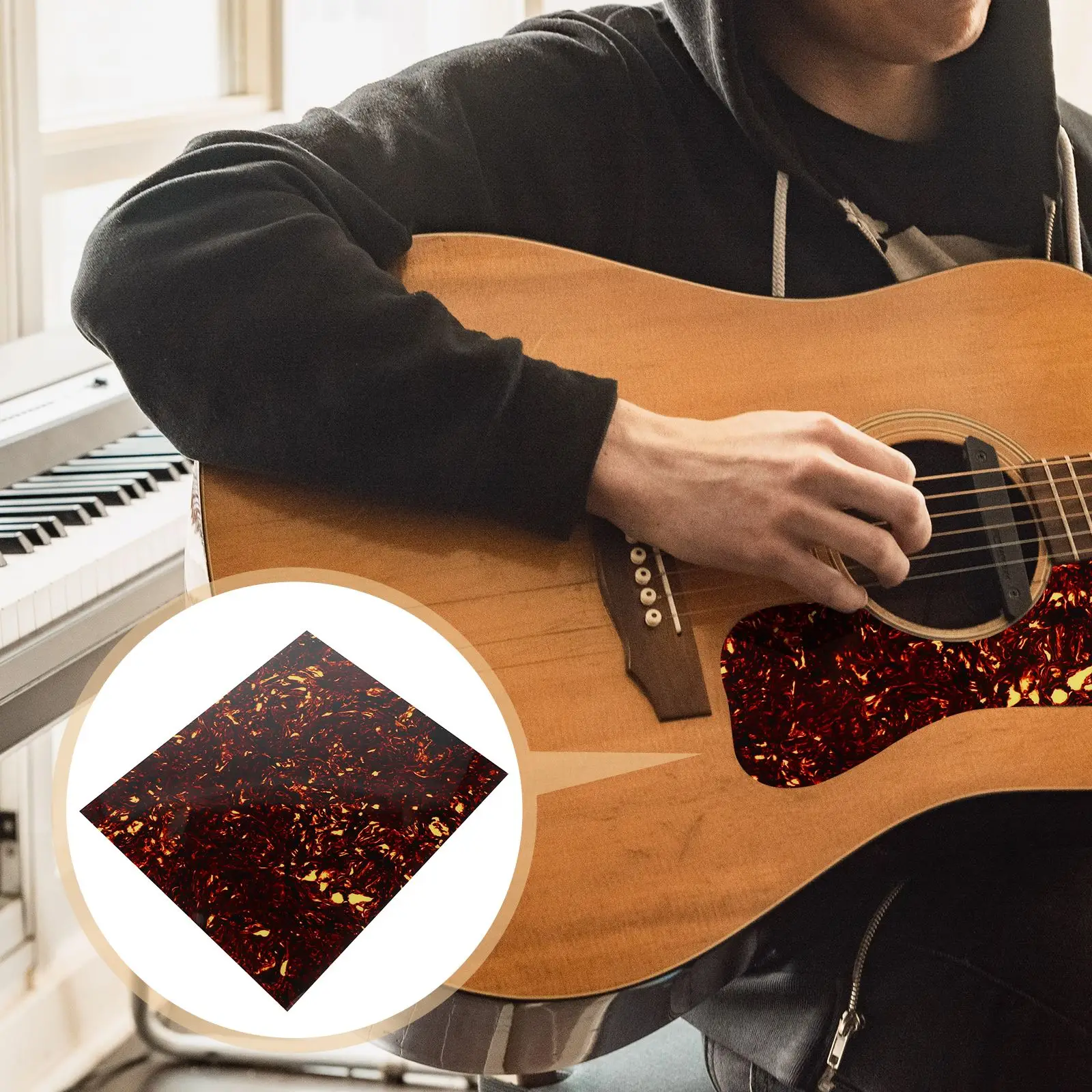 

Portable Pickguard Protector Pick Anti Scratch Acoustic Guitar Guard Stickers