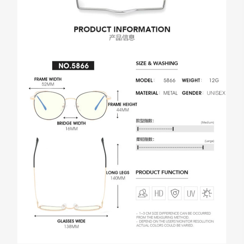 Computer Glasses Frame Eyewear Anti Blue Light Round Cat Eye Glasses Blue Light Glasses Women Anti Radiation Screen Eyeglasses